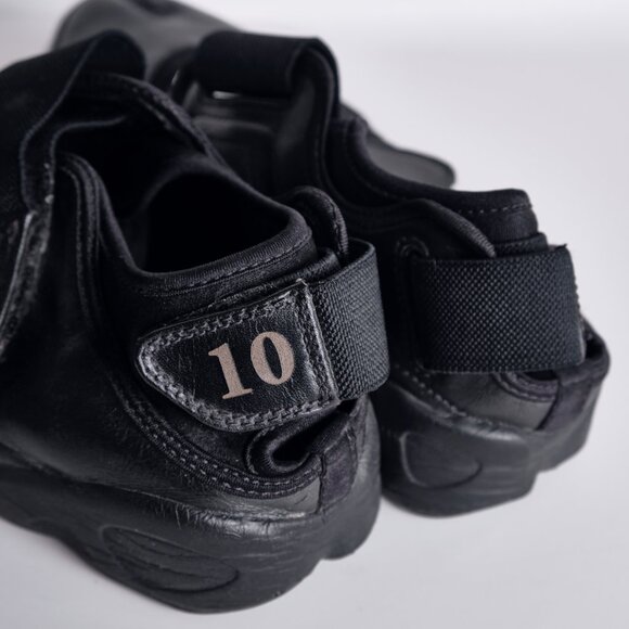 Nike Air Rift Leather Split-Toe Sneakers – Black /  Size 9 Mens - Picture 4 of 5